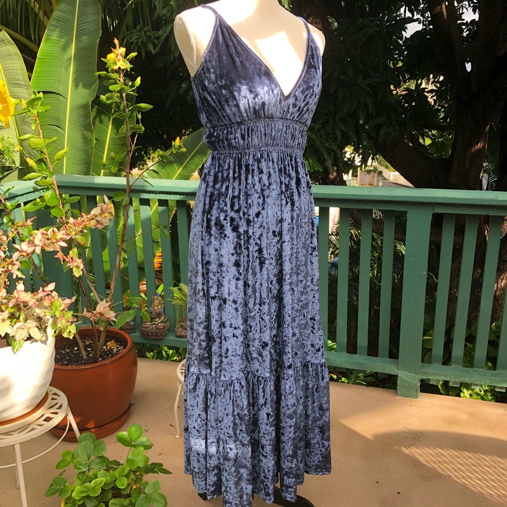 Rebecca Minkoff Mazy Crushed Velour Midi